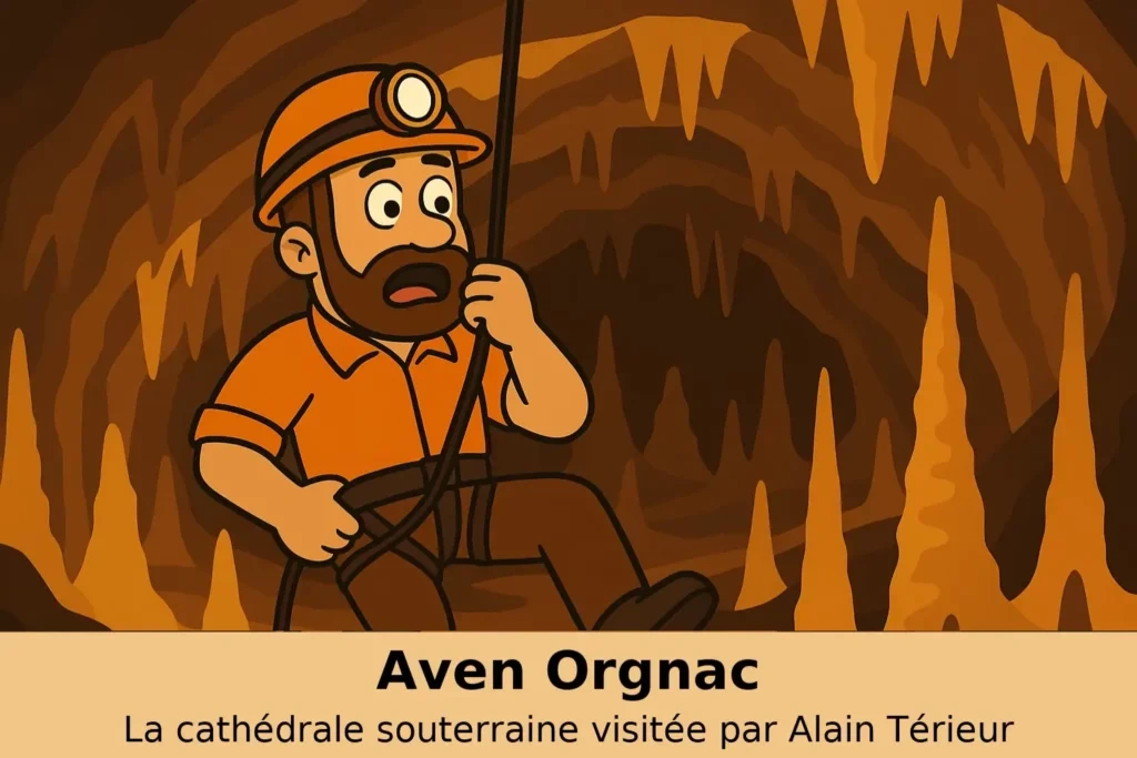 Aven d'Orgnac — exploration par Alain Térieur