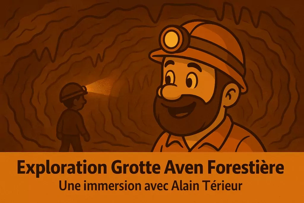 Grotte Forestière — exploration libre à la frontale par Alain Térieur
