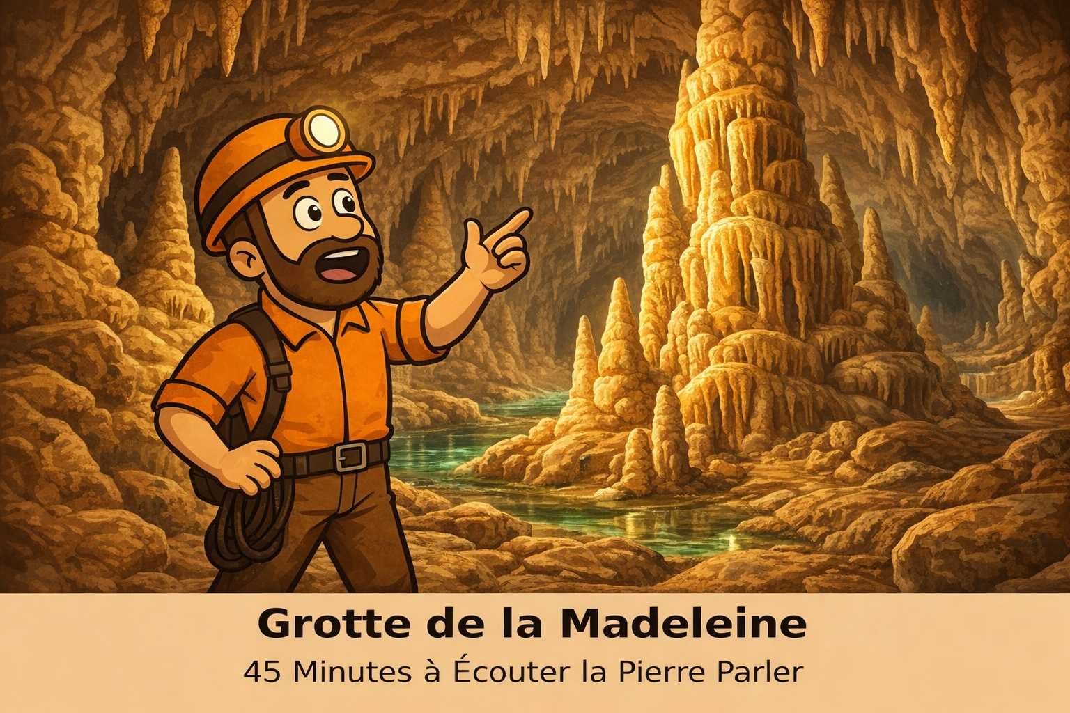 Grotte de la Madeleine — exploration par Alain Térieur