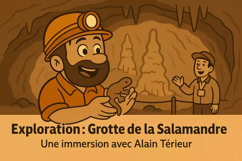Grotte de la Salamandre — exploration par Alain Térieur