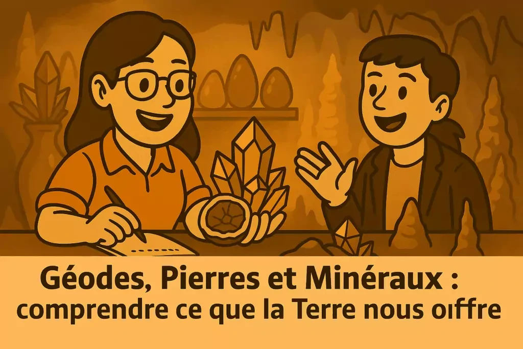 Géodes, Pierres et Minéraux — comprendre ce que la terre nous offre